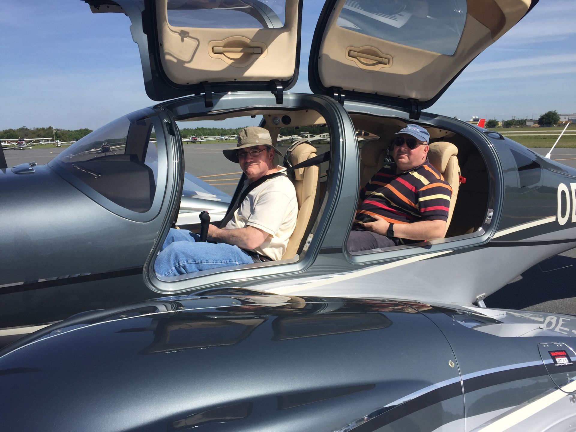 sitting in a DA62