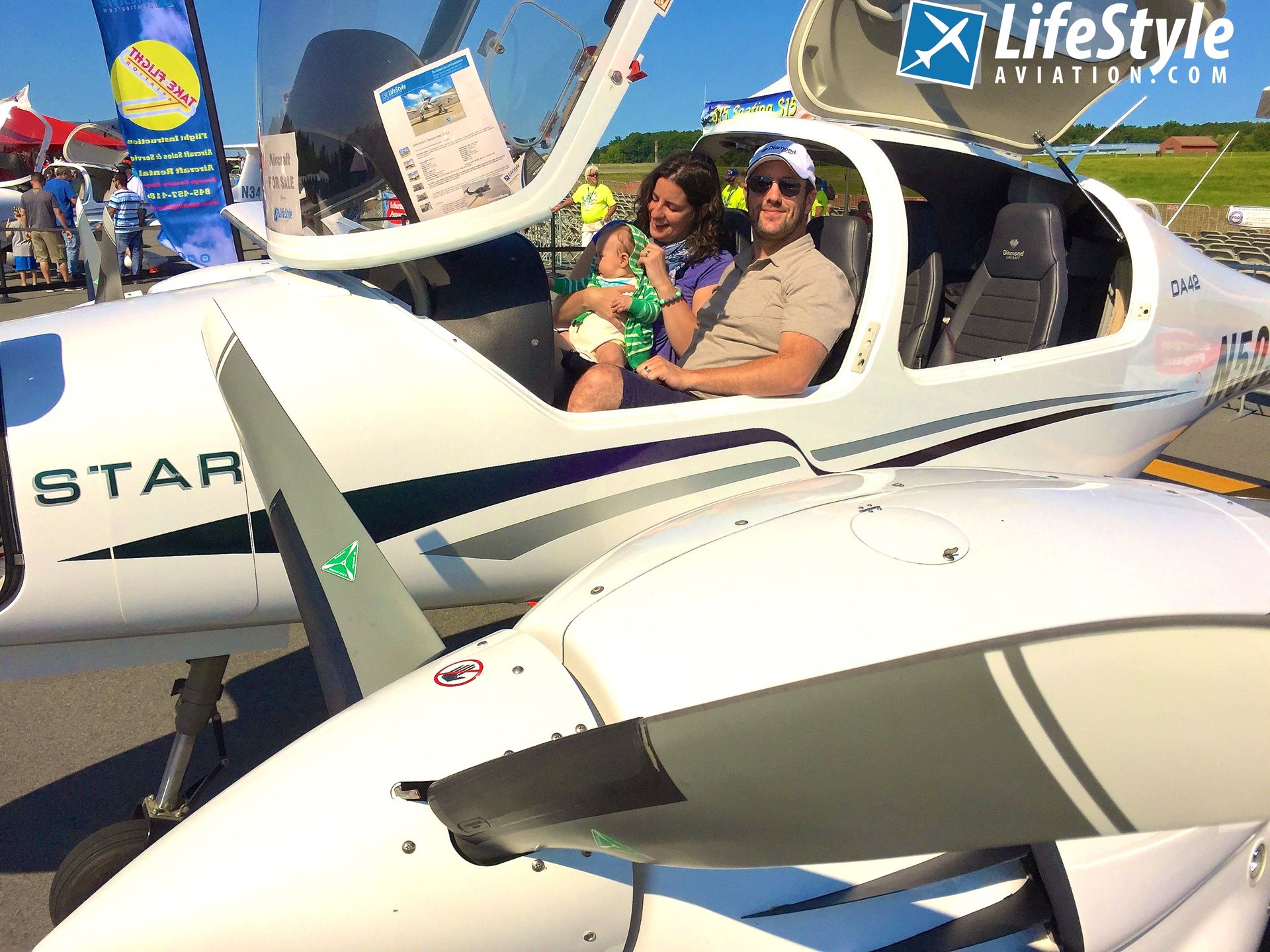 DA42 at NY Air Show 2016