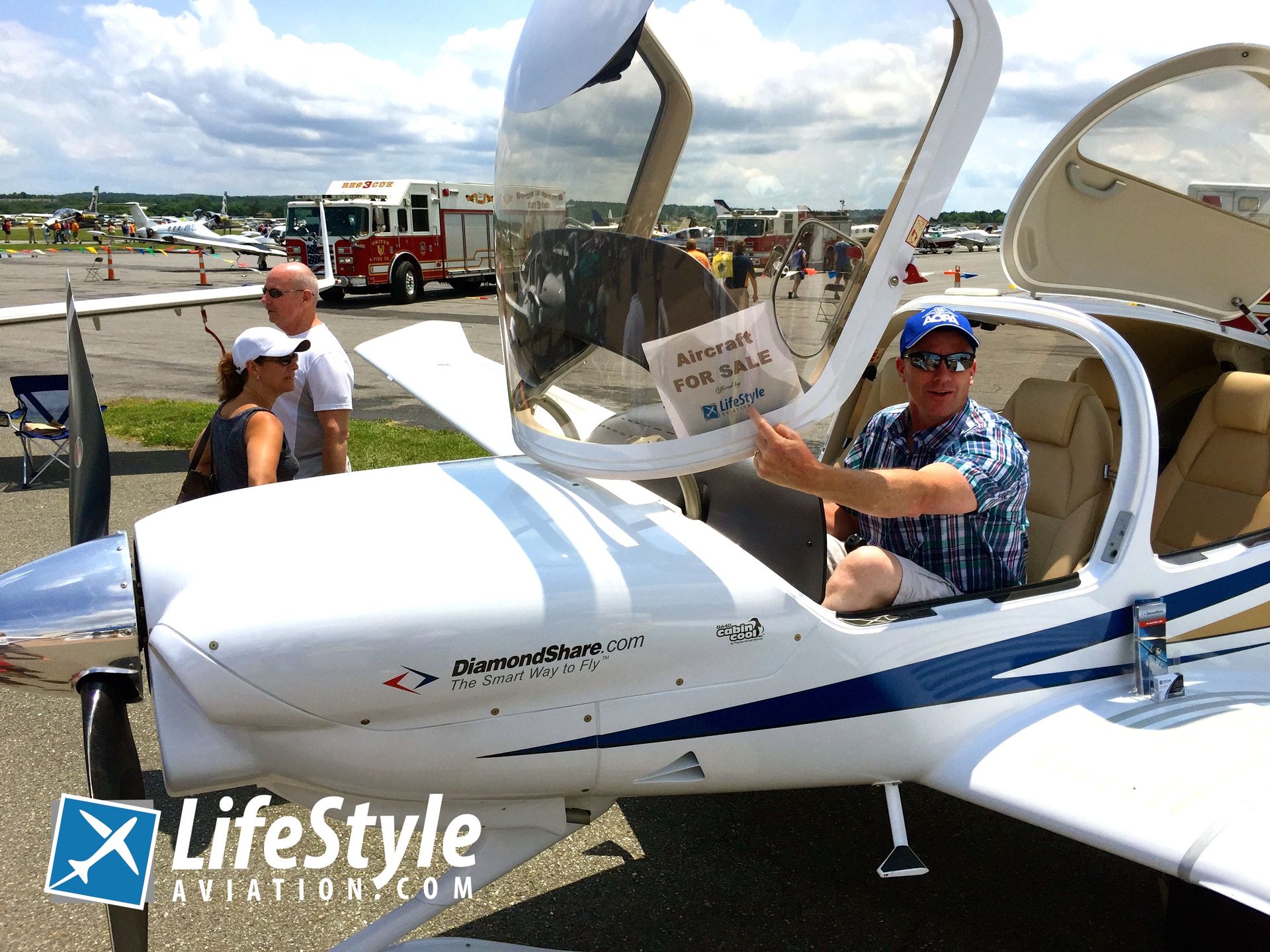 DA40 at AOPA Frederick Fly-in